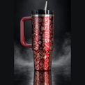 Santa Doodles engraved genuine Stanley tumbler – opposite