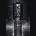 F'N Mandala engraved genuine Stanley tumbler – opposite