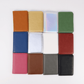Full assortment of passport wallet colors arranged in a grid.