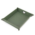 Sage green snap-corner valet tray assembled against white.
