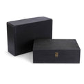 Black extra-large memory box displayed with its presentation box.