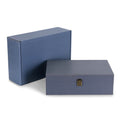 Gray extra-large memory box displayed with its presentation box.