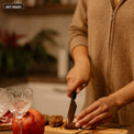 Bamboo cutting board gift lifestyle kitchen scene