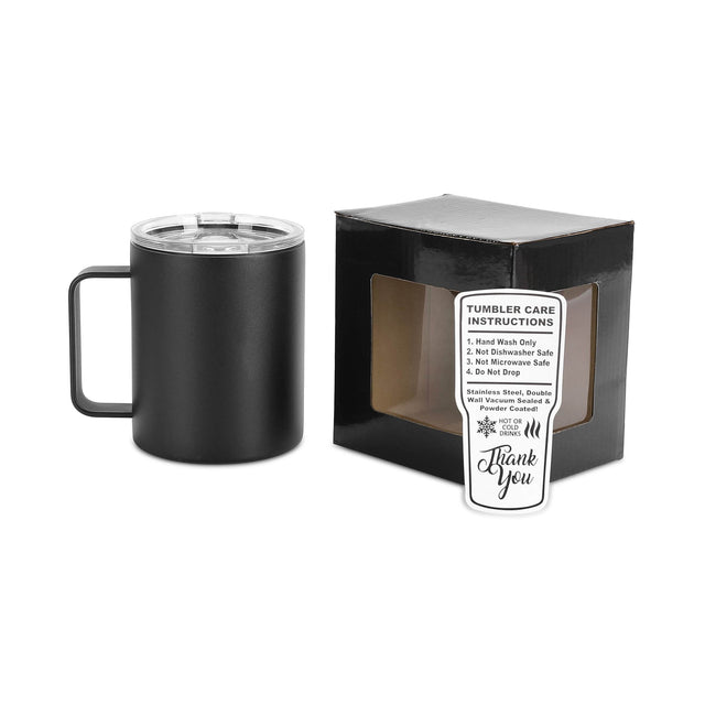12oz Camper Mug — 12oz camper mug black insulated