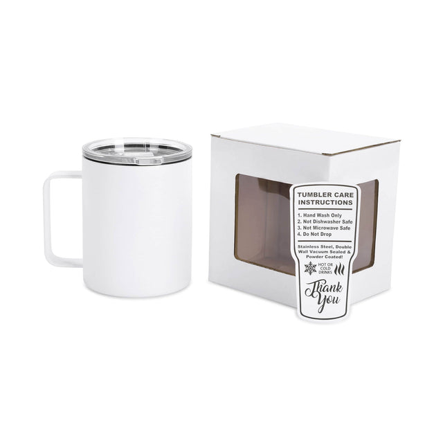 12oz Camper Mug — 12oz camper mug white insulated