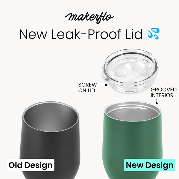 12oz Wine Tumbler — wine tumbler new leak proof lid