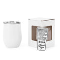 12oz Wine Tumbler — wine tumbler white