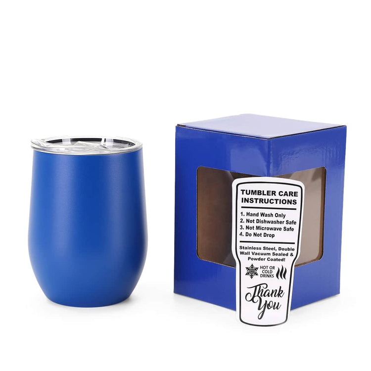 12oz Wine Tumbler — wine tumbler blue