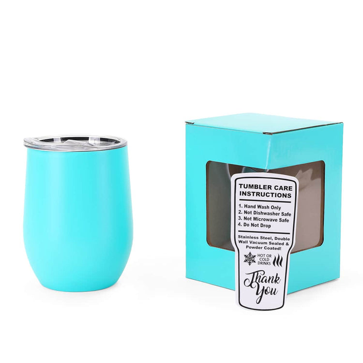 12oz Wine Tumbler — wine tumbler teal