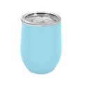 12oz Wine Tumbler — wine tumbler powder coated with lid