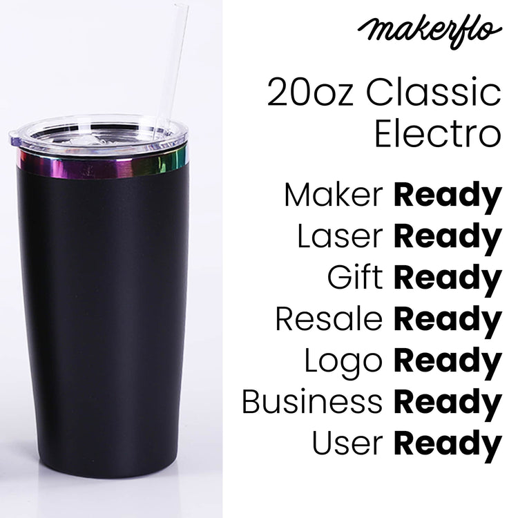 20oz Classic Electroplated Tumbler — 20oz Tumbler Electroplated