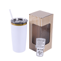 20oz Classic Electroplated Tumbler — 20oz Classic White Gold Plated