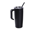 20oz Classic Tumbler with Handle — 20oz tumbler with twist on handle black