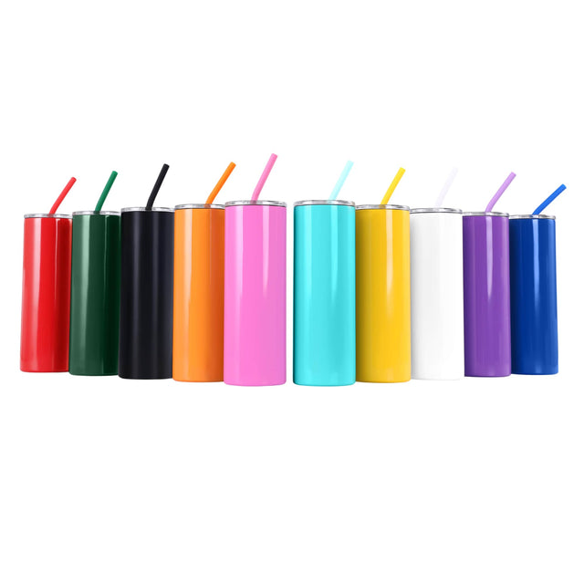 20oz Skinny — 20oz skinny powder coated tumbler