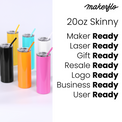 20oz Skinny — 30oz tumbler with twist on handle makertwist 2
