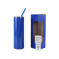 20oz Skinny — 20oz skinny blue powder coated