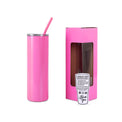 20oz Skinny — 20oz skinny pink powder coated