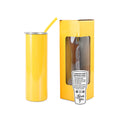 20oz Skinny — 20oz skinny yellow powder coated