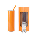20oz Skinny — 20oz skinny orange powder coated