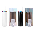 20oz Skinny Electroplated Tumbler — 20oz rainbow skinny