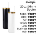 20oz Skinny Electroplated Tumbler — 20oz Skinny Electroplated tumbler 1