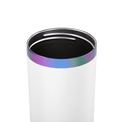 20oz Skinny Electroplated Tumbler — 20oz rainbow tumbler top wht