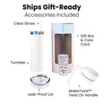20oz Skinny Electroplated with Handle — 20oz Skinny Electroplated Tumbler with Handle 8