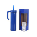 20oz Skinny with Handle — 20oz skinnny tumbbler with handle blue