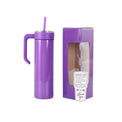 20oz Skinny with Handle — 20oz skinnny tumbbler with handle purple