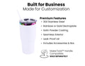 30oz Electroplated Tumbler — 30oz Tumbler Electroplated Premium