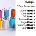 30oz Tumbler — 30oz tumbler with twist on handle makertwist 2