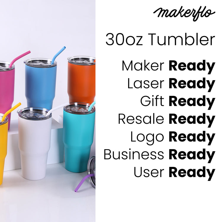 30oz Tumbler — 30oz tumbler with twist on handle makertwist 2