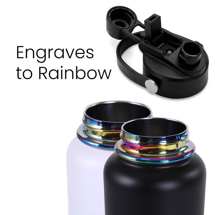 32oz Electroplated Hydro Bottle — 32oz Hydro Rainbow Water Bottle
