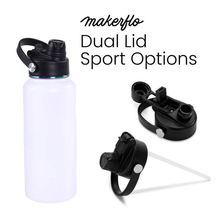 32oz Electroplated Hydro Bottle — 32oz rainbow water bottle