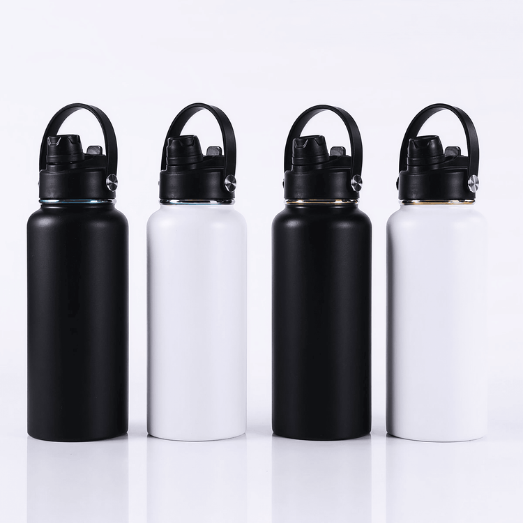32oz Electroplated Hydro Bottle — 32oz Gold Rainbow Electroplated Hydro Bottle laser ready