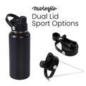 32oz Electroplated Hydro Bottle — 32oz Gold Hydro Water Bottle