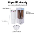 40oz Electroplated Tumbler — Electroplated Gift Ready 40oz Tumbler for Laser Engraving