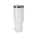 40oz Electroplated Tumbler — Rainbow Electro Plated 40oz Tumbler White single