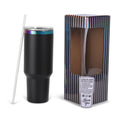 40oz Electroplated Tumbler — Rainbow Electro Plated 40oz Tumbler Black accessories box