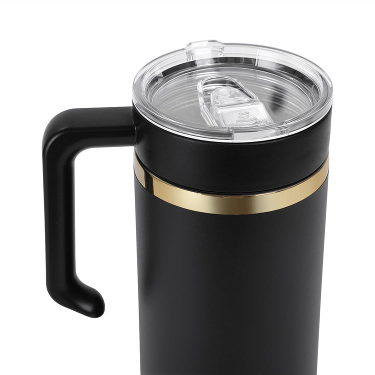 40oz Electroplated Tumbler with Handle — 40oz Handle for Tumblers