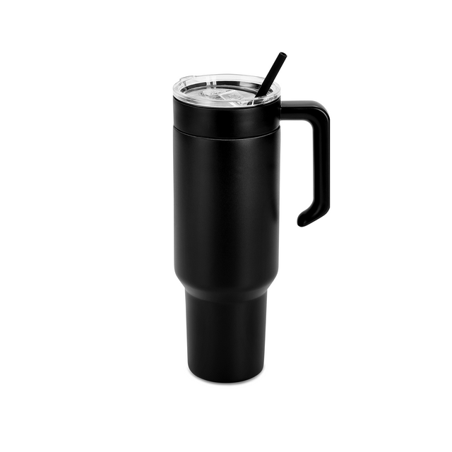 40oz Tumbler with Handle — 40oz tumbler with twist on handle