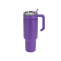 40oz Tumbler with Handle — 40oz tumbler with twist on handle purple