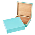 Cigar Humidor Box — Valet Box Cedar Lined Medium Mint