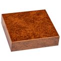 Cigar Humidor Box — valet box medium burlwood