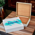 Cigar Humidor Box — customized valet box white