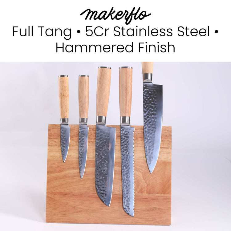 Kitchen Knife Set with Magnetic Block Stand — Premium Knife Set 10