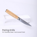 Kitchen Knife Set with Magnetic Block Stand — 5Cr Stainless Steel Full Tang Knife Set Paring Knife