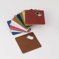 Laserette Bottle Opener Coaster — Bottle Opener Coaster Laserette Engravable Leatherette 3