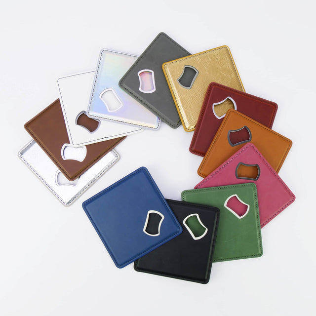 Laserette Bottle Opener Coaster — Laserette Magnetic Coaster With Bottle Opener 12 Colors 3