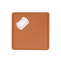 Laserette Bottle Opener Coaster — Bottle Opener Coaster Laserette Engravable Leatherette Rawhide